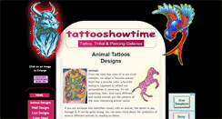Desktop Screenshot of animaltattoos.tattooshowtime.com