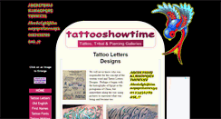 Desktop Screenshot of lettering.tattooshowtime.com
