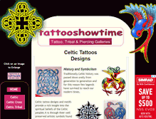 Tablet Screenshot of celtictattoos.tattooshowtime.com